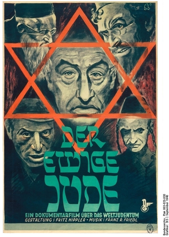 <i>The Eternal Jew</i> [<i>Der ewige Jude</i>], Film Poster (September 1940)